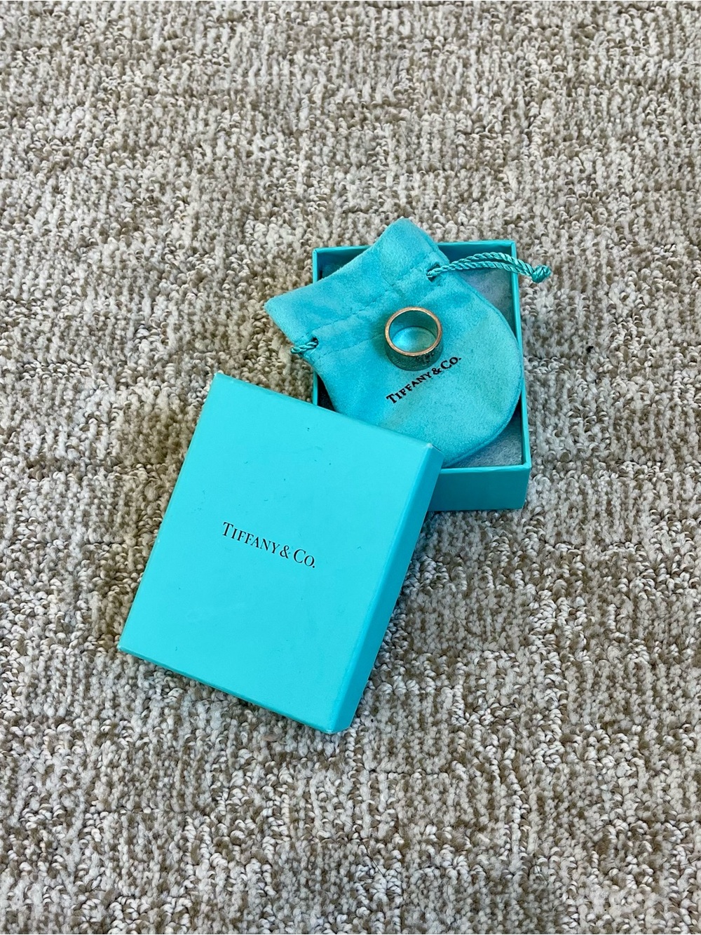 Tiffany & Co. Vintage Rare “Notes” Wide Ring - Picture 3 of 4